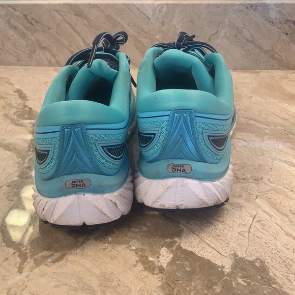 [Brooks] super glycerine 15 running shoes navy aqua - Picture 3 of 3